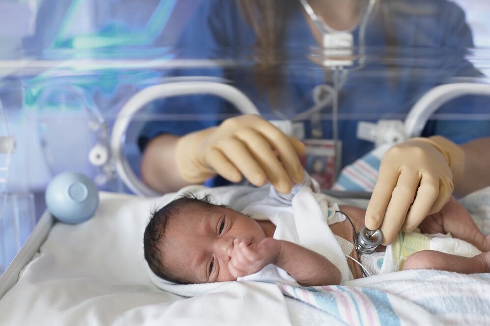 Children with defects in development by a man of an alcoholic